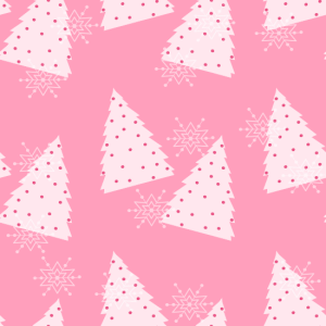 Pink Christmas Tree Background