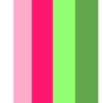 Shades of Pink and Green Vertical Striped Background