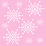 pink snowflake wallpaper
