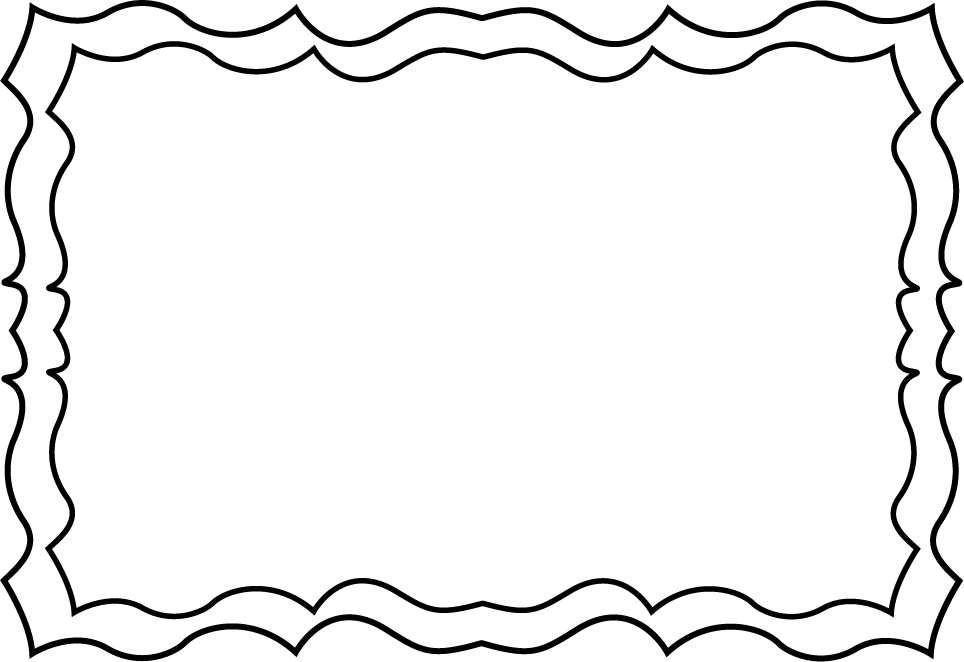 free black and white frame clipart - photo #18