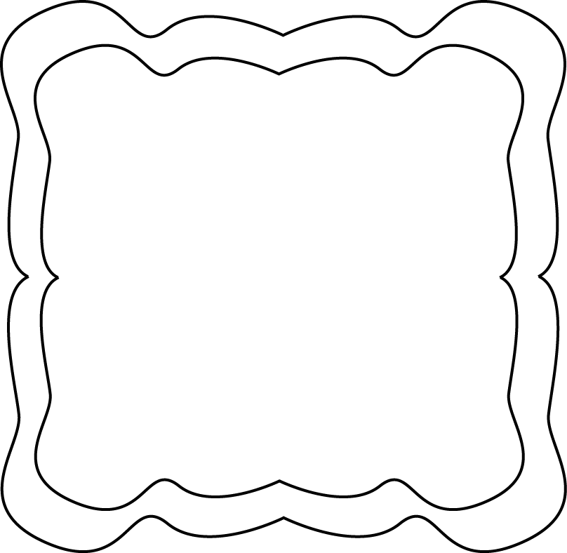 free black and white frame clipart - photo #16