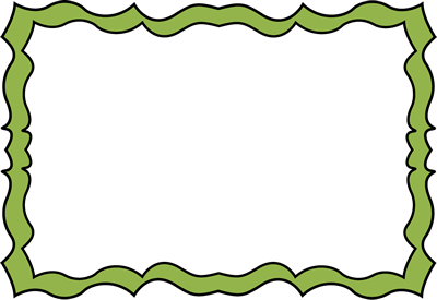 Forest Green Squiggle Frame