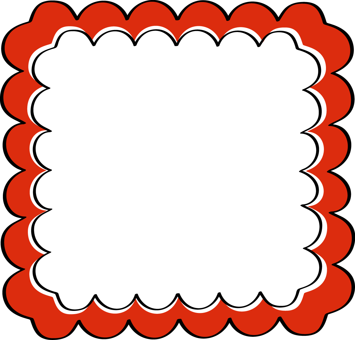 red frame clipart - photo #30