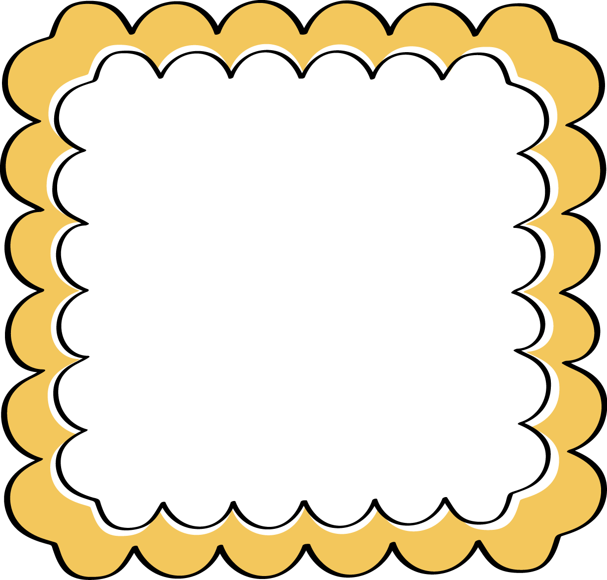 yellow frame clipart - photo #25