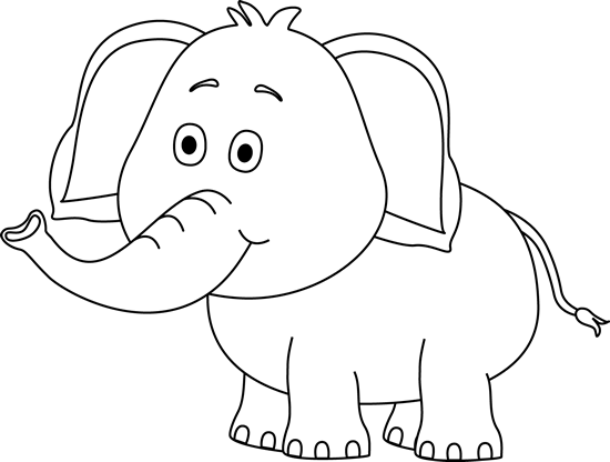 free white elephant clip art - photo #12
