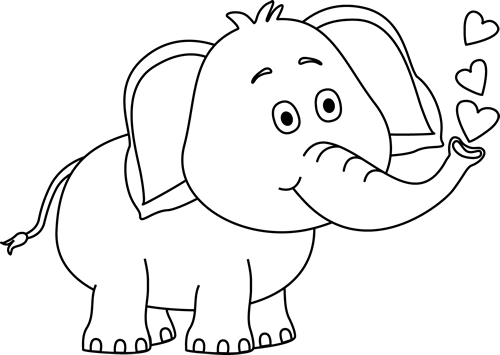 free white elephant clip art - photo #10
