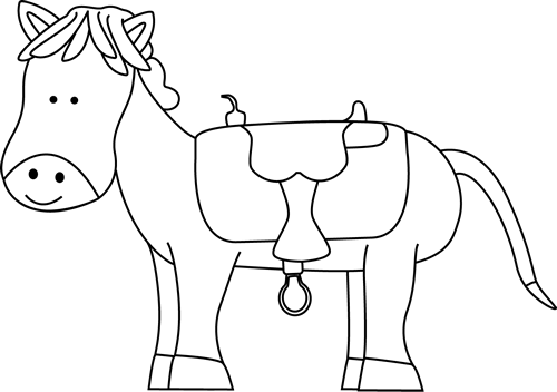 clip art horse outline - photo #45