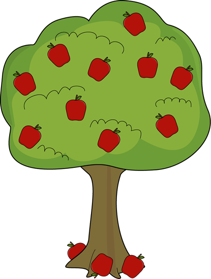 free clipart of apple tree - photo #3