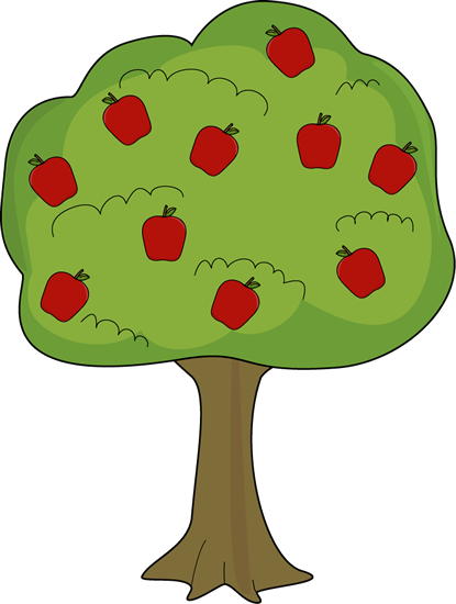 clipart of an apple tree - photo #3