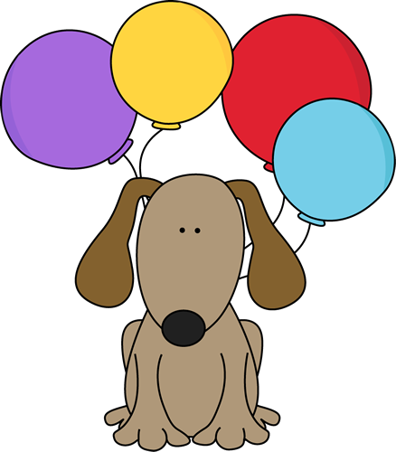 free clip art dog birthday - photo #7