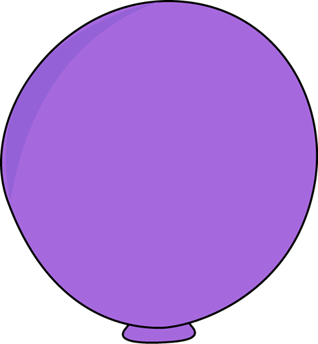 clipart purple balloons - photo #19