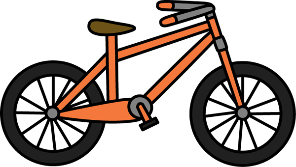 clip art orange bike - photo #1