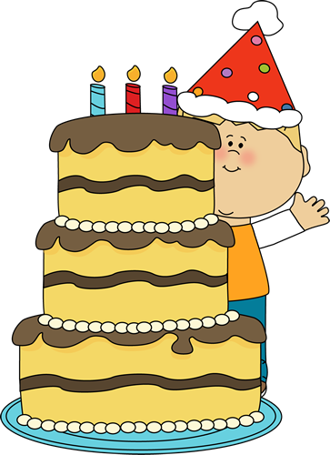 Boy with Birthday Cake