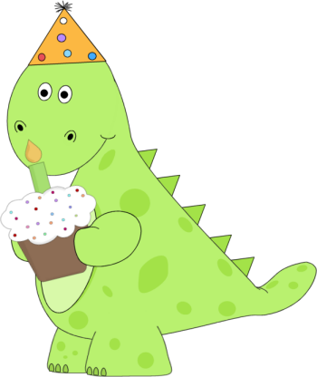 Dinosaur Birthday Cupcake