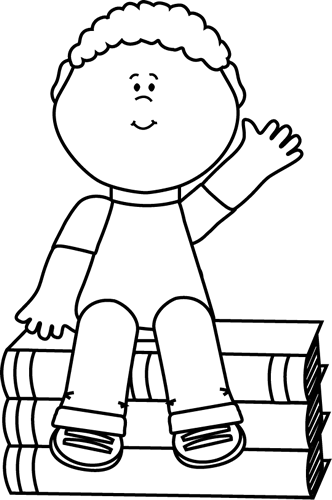 free black and white boy clipart - photo #15