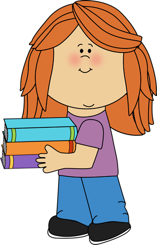 girl with books free clip art - photo #11