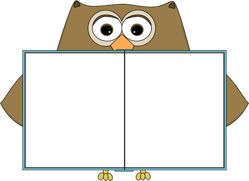 clipart owl reading book - photo #49