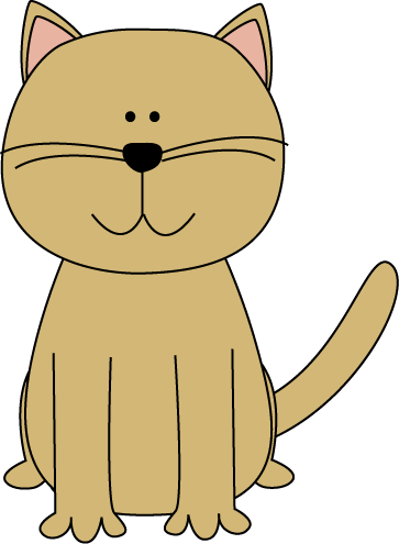 Cute Animated Cats on Cute Cartoon Cat   Cute Light Brown Cartoon Cat With A Black Nose And