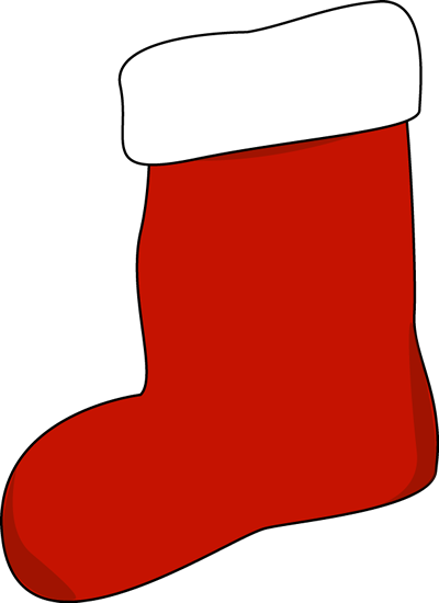 Red Stocking Clip Art - Red Stocking Image