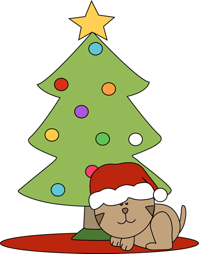christmas cat clip art free - photo #14