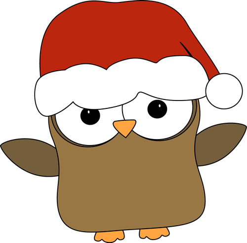free clip art christmas owl - photo #7