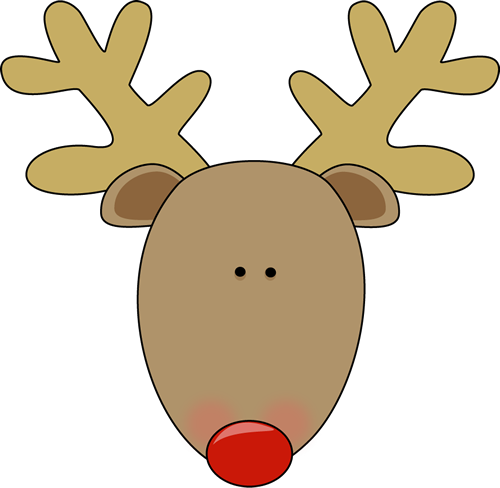christmas reindeer clipart images - photo #44