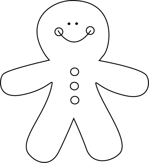 free clipart of a gingerbread man - photo #44