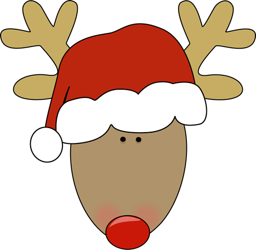 free christmas reindeer clipart - photo #12