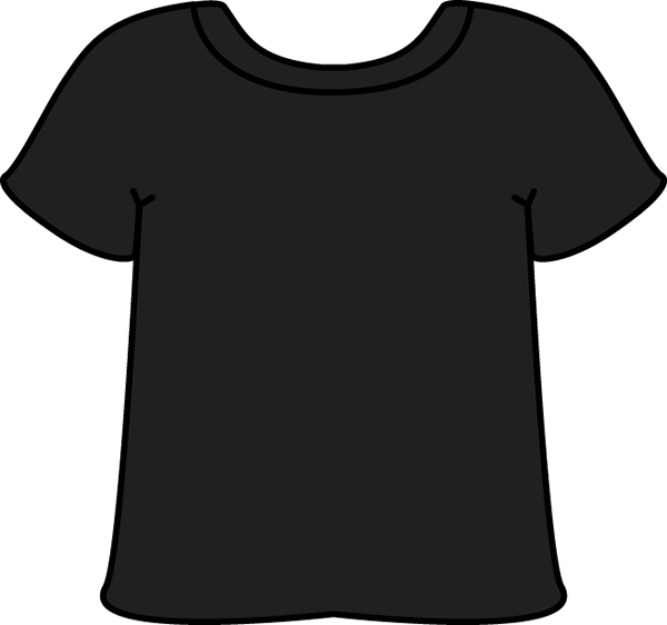 black t shirt clipart - photo #25