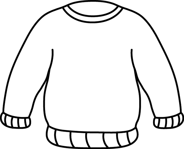 free black and white clip art clothing - photo #3