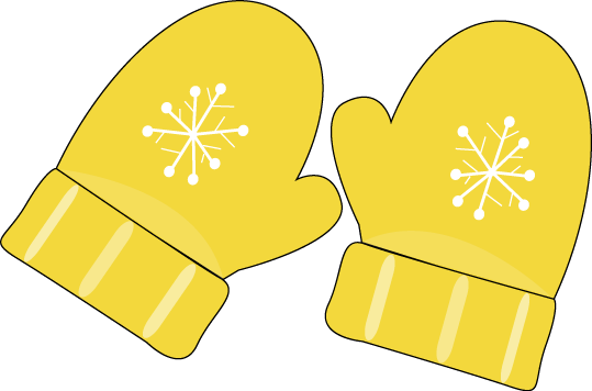 yellow gloves clipart - photo #2