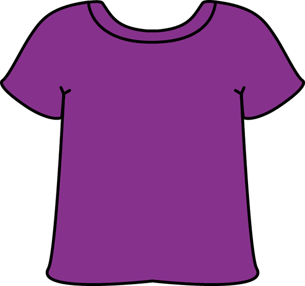 purple t shirt clip art - photo #5