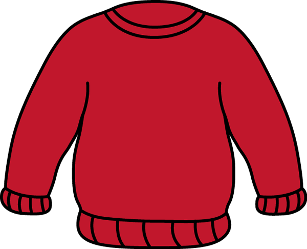 Red Sweater Clip Art - Red Sweater Image