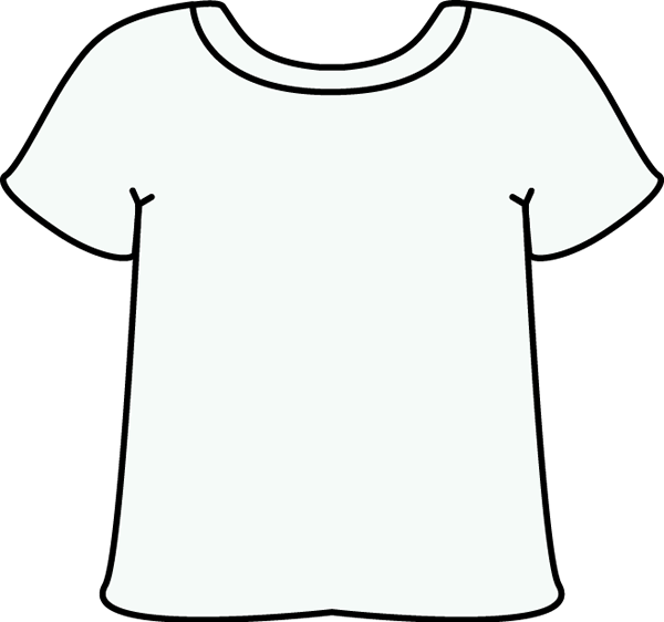 clipart white t shirt - photo #5