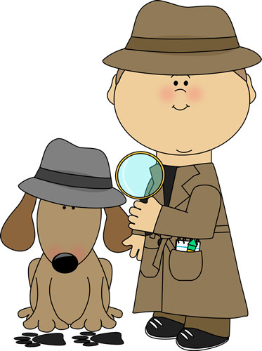 free clipart detective cartoon - photo #13