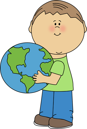 Boy Hugging Earth