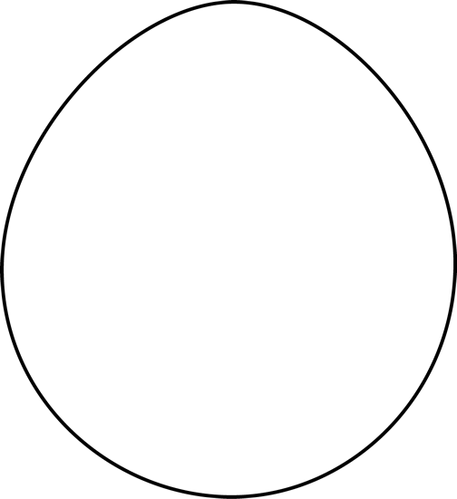 easter egg clipart black and white - photo #9