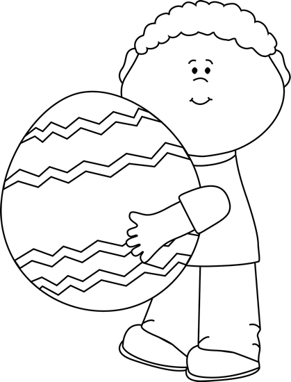 clip art easter black and white - photo #44