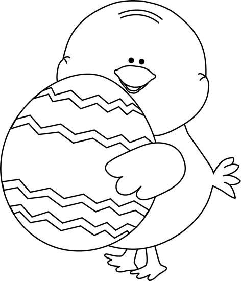 easter clip art free black and white - photo #6