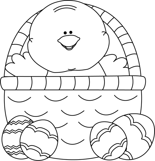 clip art easter black and white - photo #22