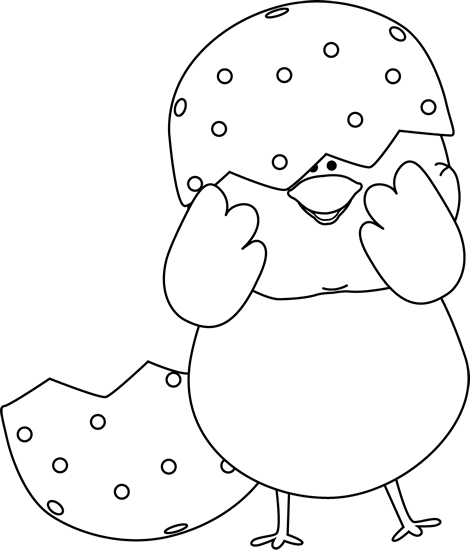 clip art easter black and white - photo #19