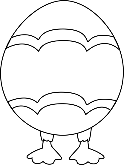 free easter egg clipart black and white - photo #15