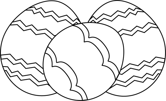 free easter egg clipart black and white - photo #7