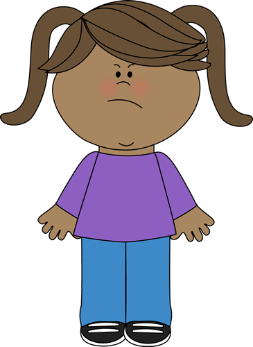 free clipart angry girl - photo #1