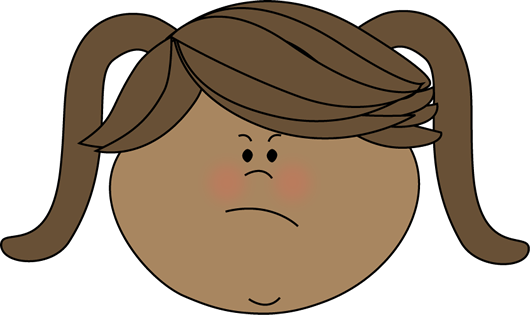 free clipart angry girl - photo #25