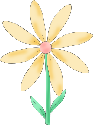 flower clip art png. Yellow and Pink Flower Clip