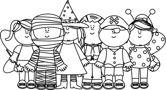 halloween clipart free black and white - photo #10