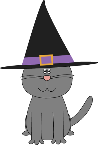 clip art black halloween cat - photo #41