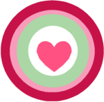 Pink Heart Circle