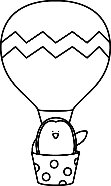 clipart balloon black and white - photo #29